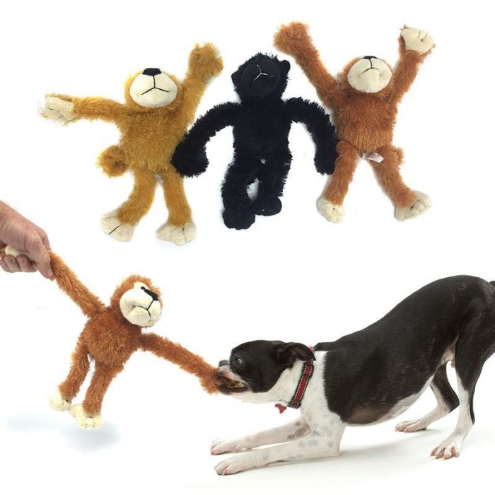 Monkey Squeaker Dog Toys - Set Of 3 - for Only $9.99 Plus FREE Shipping!