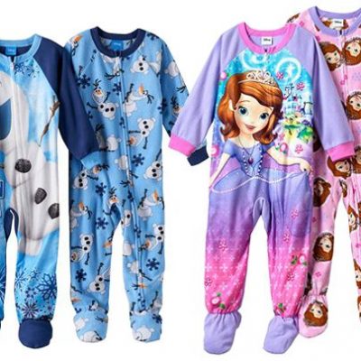 Disney’s Fleece Footed Toddler Pajamas Only $3.85 Per Pair Down From $40.00 At Kohl’s!