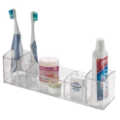 Plastic Bathroom Countertop Organizer Only $7.99!