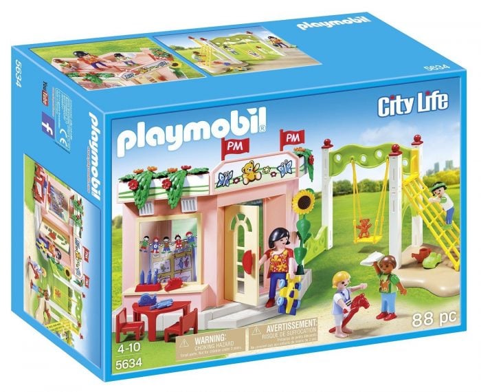 PLAYMOBIL Preschool with Playground Playset Building Kit Just $13.41!