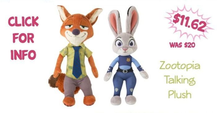 Zootopia Talking Plush As Low As $11.62! (Was $20)