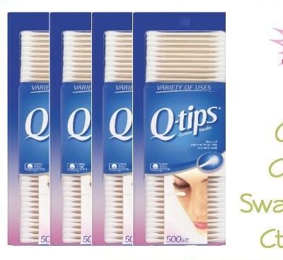 Q-tips Cotton Swabs 500 Ct - 4 pk Just $2.55 Each! Ships FREE!