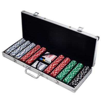 Trademark Poker 500 Dice Style 11.5-Gram Poker Chip Set Was $70 Now Only $47.95!