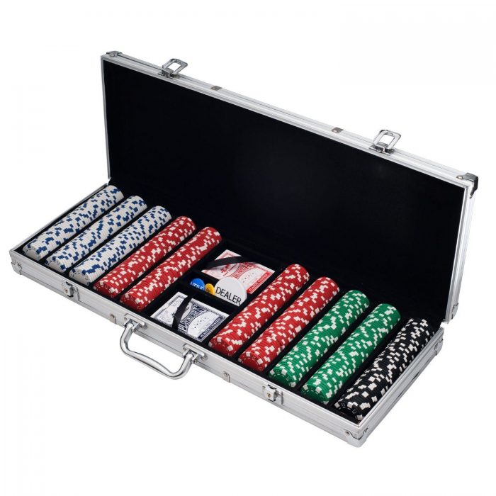 Trademark Poker 500 Dice Style 11.5-Gram Poker Chip Set Was $70 Now Only $47.95!