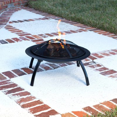 Portable Folding Fire Pit Only $39! Ships FREE!