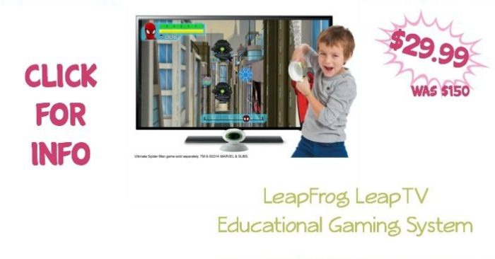 LeapFrog LeapTV Educational Gaming System Only $29.99! (Was $150)
