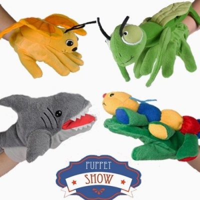 Adorable Animal Hand Puppet Plush Toys by Platte River Trading Just $2.99 At GearXS! Ships FREE!