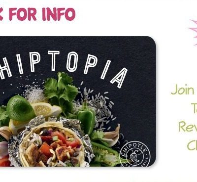 Join Chiptopia For FREE Chips & Guac & More At Chipotle!