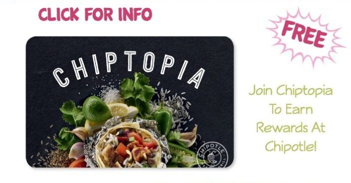 Join Chiptopia For FREE Chips & Guac & More At Chipotle!