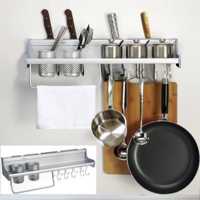 Kitchen Organizer Wall Rack Only $26.99! (Reg. $53)