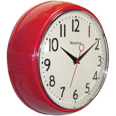 Westclox Retro 1950 Kitchen Wall Clock Only $12.99!
