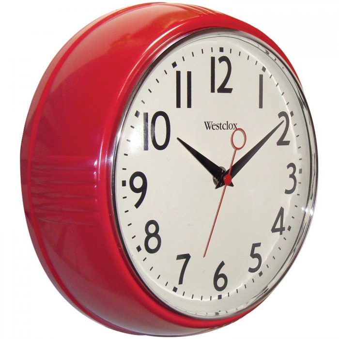 Westclox Retro 1950 Kitchen Wall Clock Only $12.99!