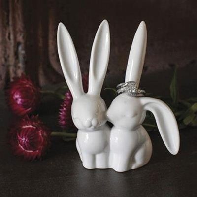 Ceramic Bunny Rabbit Ring Holder Only $6.72! (Reg. $10)