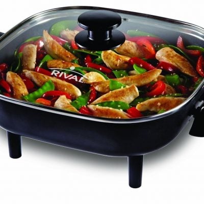 Rival 11-Inch Square Electric Skillet Only $18.96! (Reg. $40)
