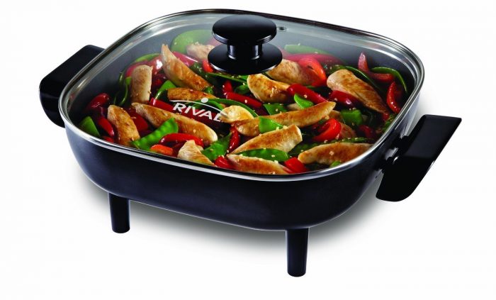 Rival 11-Inch Square Electric Skillet Only $18.96! (Reg. $40)