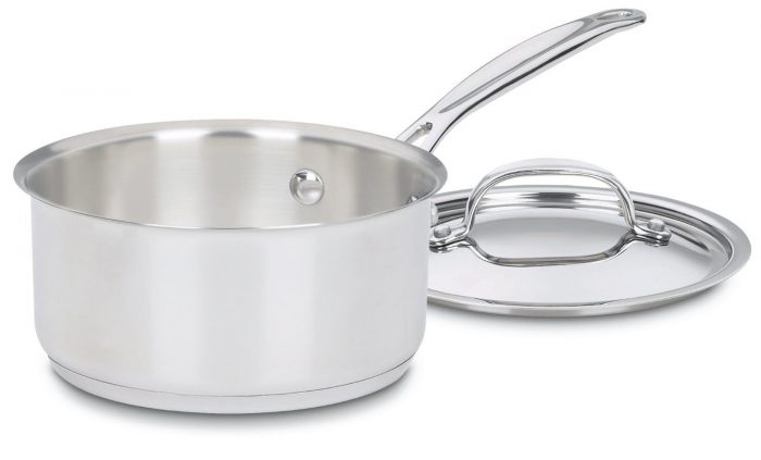 Cuisinart Stainless 1.5-Quart Covered Saucepan Only $14.96! Down From $40!