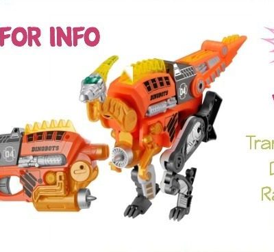 Transformable Dinosaur Raptor Toy Blaster Only $14.99 (Regularly $26)