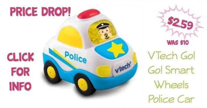 VTech Go! Go! Smart Wheels Police Car Just $2.59! (Was $10)