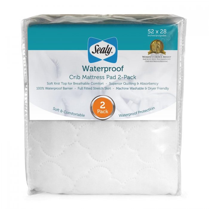 Sealy Waterproof Crib Mattress Cover 2 Pk Just $22.81! (Reg. $40)