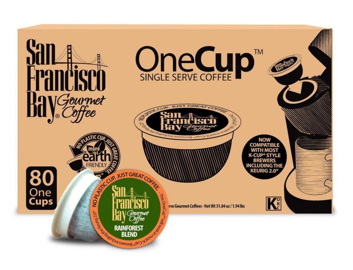 San Francisco Bay OneCup, Organic Rainforest Blend Only $29/80!