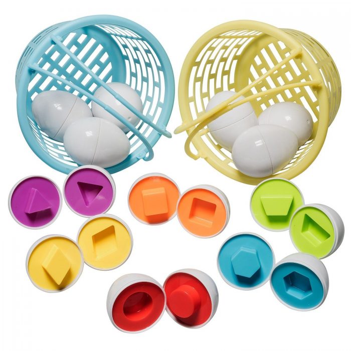 Puzzle Shaped Easter Eggs In Basket Only $9.49! (Reg. 19!)