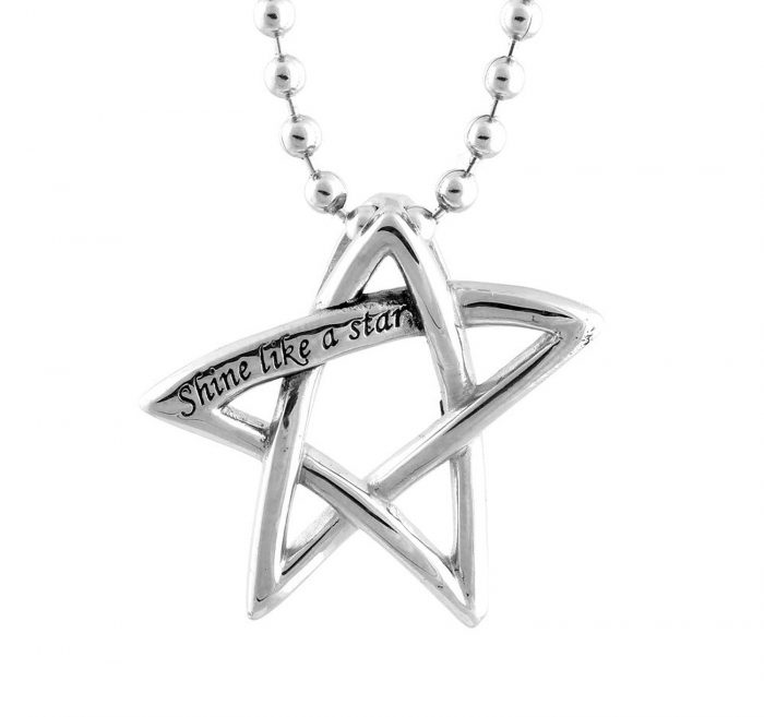 Stainless Steel "Shine Like a Star" Pendant Necklace Only $7.99!
