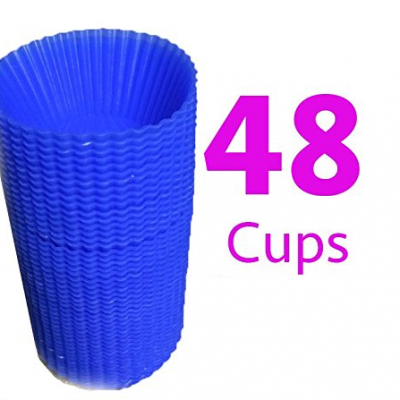 Reusable Silicone Baking Cups 48 Pk Just $8.98!  (Reg. $30!)