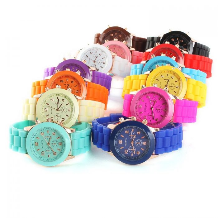 Candy-Colored Silicone Quartz Watch Only $3.74! Ships FREE!