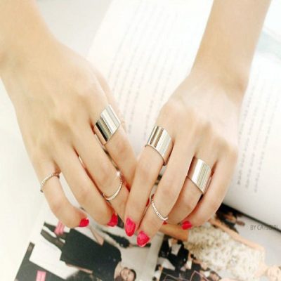 Set of 6 Plain Silver Band Rings Just $3.23 Shipped!