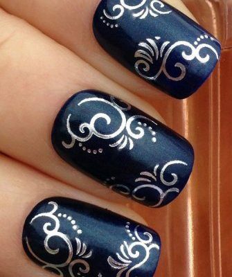 Silver Swirl Nail Decals Only $3.02 SHIPPED!