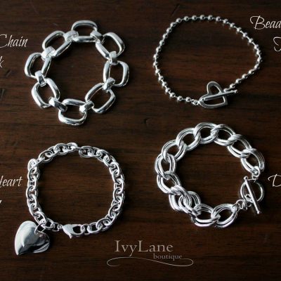 925 Sterling Silver Plated Bracelets- 13 Styles Just $9.99!