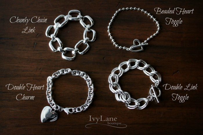 925 Sterling Silver Plated Bracelets- 13 Styles Just $9.99!