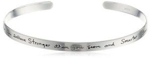 Sterling Silver Inspirational Cuff Bracelet Only $34.67!