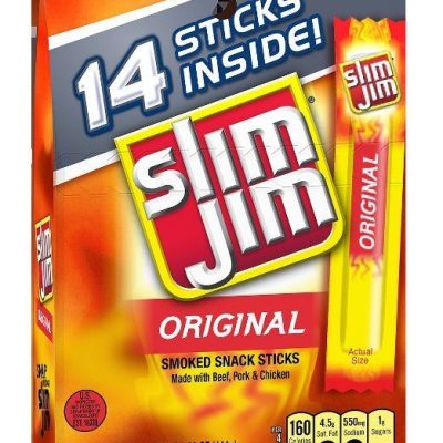 Slim Jim Original Snack Sticks 14 Count Just $2.55!