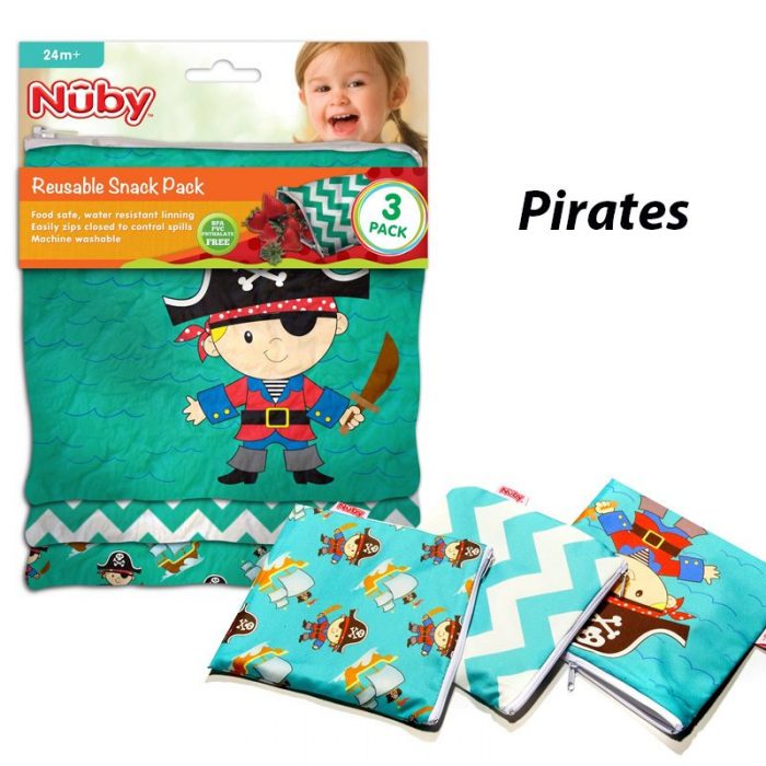 Nuby Reusable Snack Packs 3 For $8.99!