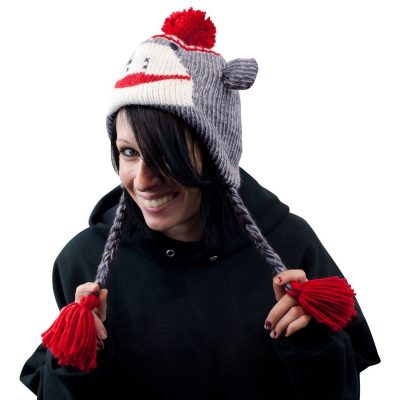 Adult Sock Monkey Knit Hat Only $10.97! Ships FREE!