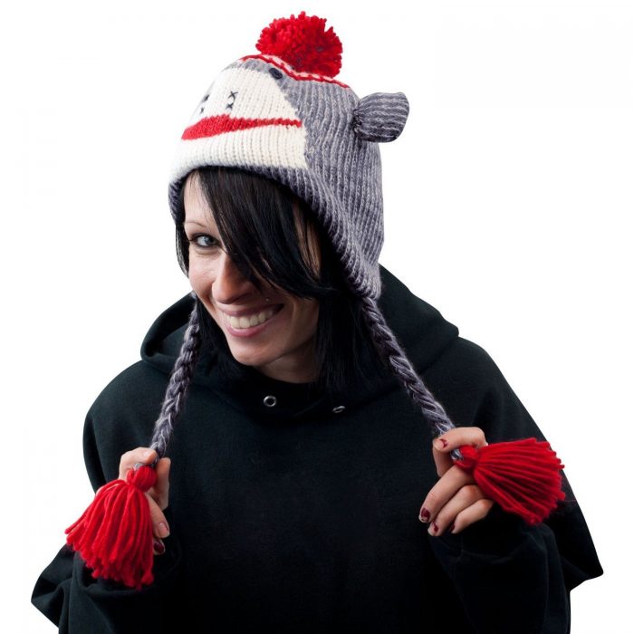 Adult Sock Monkey Knit Hat Only $10.97! Ships FREE!