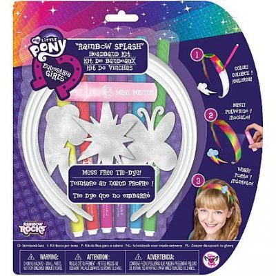 My Little Pony Equestria Girls “Rainbow Splash” Tie-Dye Headband Kit Just $2.99 Down From $7.99 At Sears!