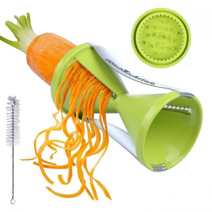 Kitchen Active Spiralizer Spiral Slicer, Green Just $7.97! (Reg. $20!)