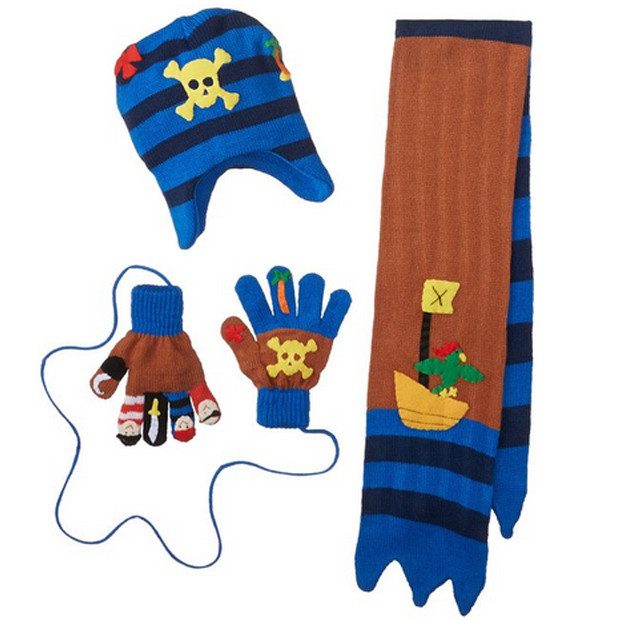 Kidorable Little Boys' Pirate Hat Scarf Gloves Set As Low As $8.14 (Reg. $43.50)!