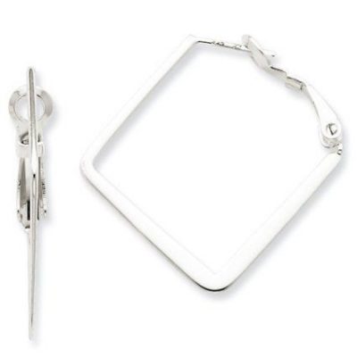 Stainless Steel Square Hoop Earrings Only $1.89!