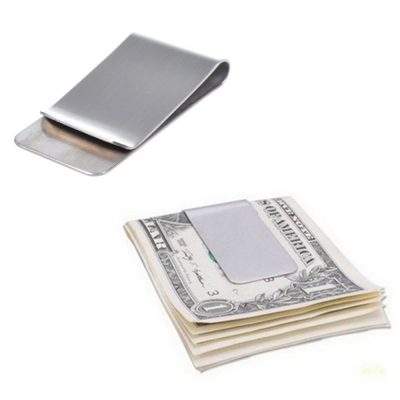 Set of 2 Stainless Steel Money Clips Just $3.94 + FREE Shipping!