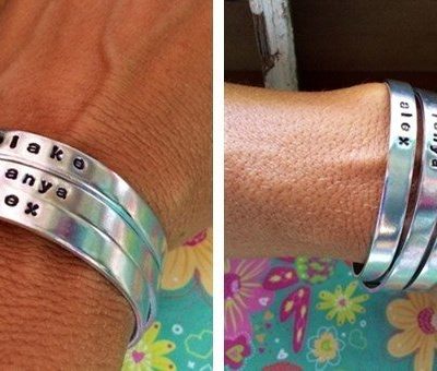 Personalized Hand Stamped Stacking Cuff Only $11.98 Shipped!!