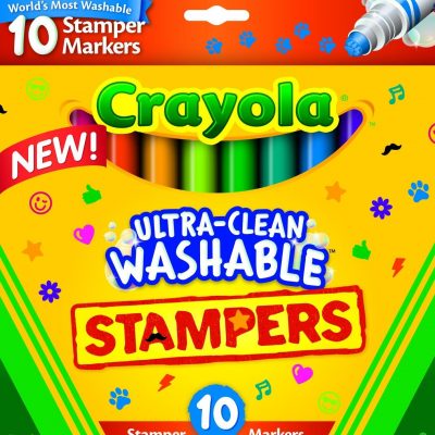 Crayola 10-Count Ultra Clean Expression Stamper Markers Only $3.99! (Reg. $6)