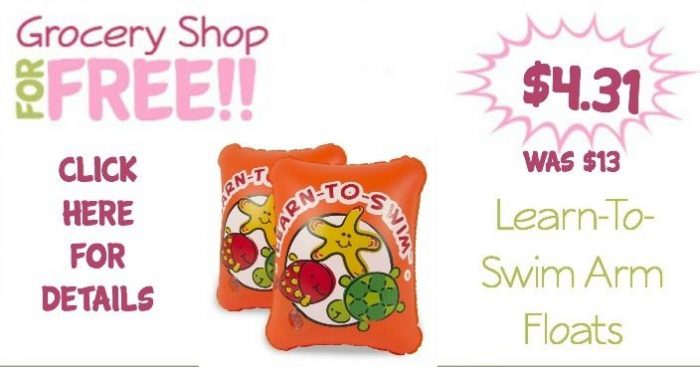 Learn-To-Swim Arm Floats Only $4.31! (Reg. $13)