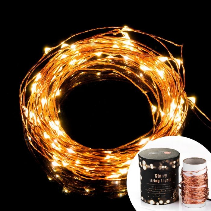 Copper Wire LED Starry String Lights Just $17.99!