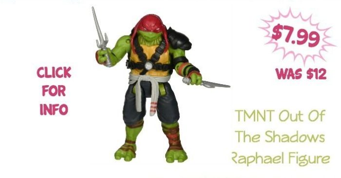 TMNT Out Of The Shadows Raphael Figure Just $7.99! (Was $12)