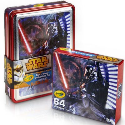 Crayola Star Wars Darth Vader Collectible Crayon Tin Only $7.49! (Reg. $16)