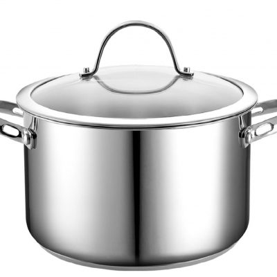 Stainless Steel 6 Quart Covered Stockpot Only $22.99!