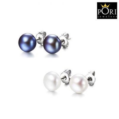 Sterling Silver Cultured Freshwater Pearl Studs 2 Pairs Only $7 Shipped!